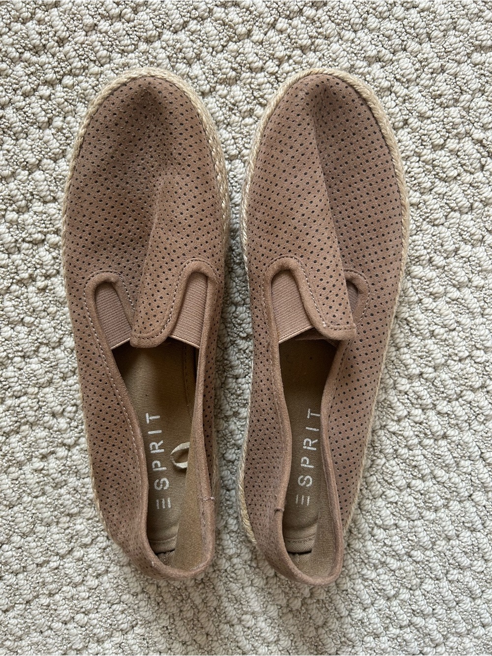 Esprit Espadrilles Loafers Tan Brown Women’s Size 8
